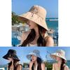 Outdoor Sun Protection Hat For Women Large Brim Stylish Summer Summer Hat With Drawstring