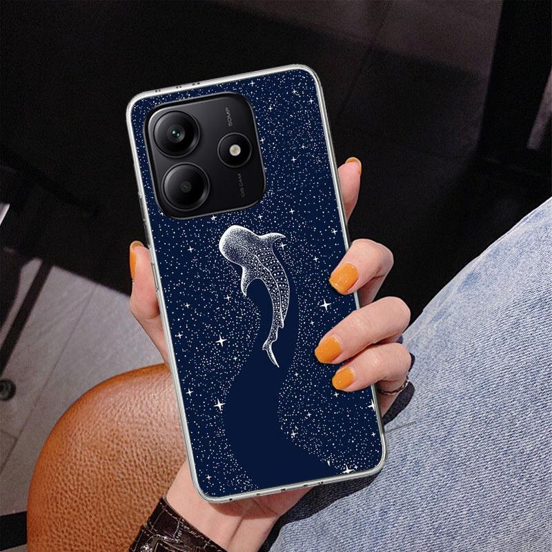 Чехол для телефона Ocean Whale Shark Phnoe Case для Phnoe Case для Xiaomi Redmi Note 15 14 14S 13 Pro Plus 12 12S 11S 11E 10S 10 11T 5G Уникальный чехол