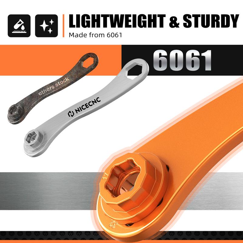 NICECNC 17-27-32mm Front Rear Wheel Axle Wrench Tool Spanner Removal For KTM 690 790 890 990 1090 1290 Adventure DUKE SUPERMOTO