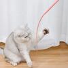 Игрушка-дразнилка для кошек, силиконовая игрушка с хвостом мыши, кошачья дразнящая палочка, устойчивая к укусам, интерактивная игрушка-палочка для кошек, товары для домашних животных