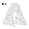 Polka Dot Print Wrap Glitter Sparkly Foil Snowflake Scarf for Women, Christmas Fashionable Holiday Gift Theme Shawl Wrap, Fall Winter Lightweight Soft