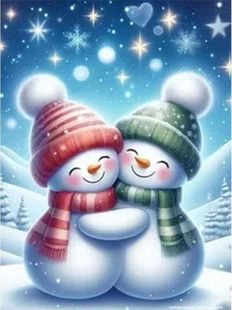 Рождественский снеговик 5D DIY Алмазное искусство Настольные украшения Стразы Алмазная живопись Настольные украшения для дома Декор Метопа