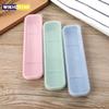 Tableware Box Portable Cutlery Case Spoon Fork Storage Box Students Household Dinnerware Bag Multicolor Transparent Cover