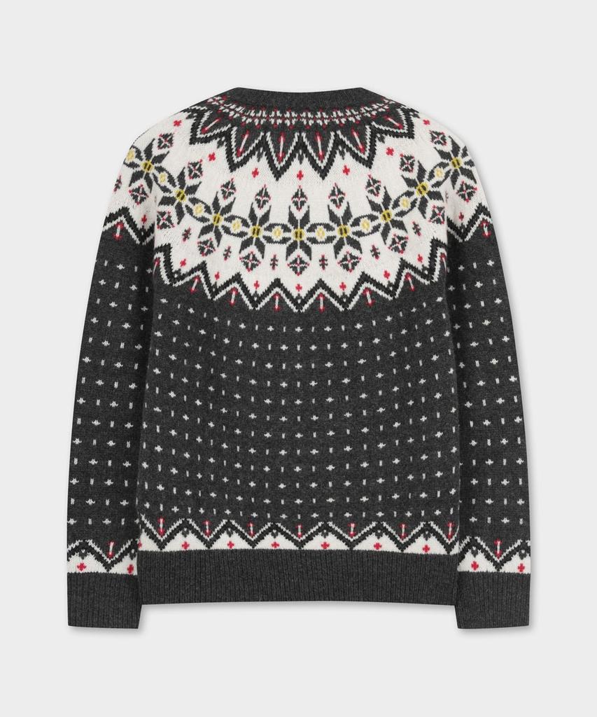 BROOKS BROTHERS Wool Nordic Crewneck Sweater (Multi) (Bbwrmmf404)
