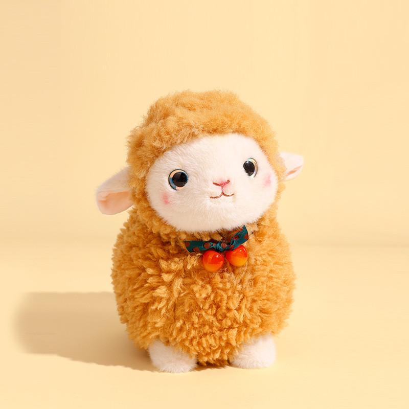 Милая овечка из плюша с наполнителем из полипропиленового хлопка для подарка детям и коллекционеров