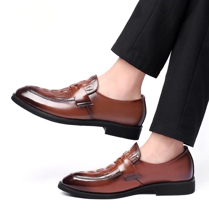 Роскошный бренд, модная мужская повседневная обувь, мужская обувь из натуральной кожи, официальная обувь без шнуровки, мужская обувь ручной работы