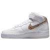 Air Force 1 07 Mid Snakeskin Swoosh Женские кроссовки Белый Черный Sanddrift DD9625-101
