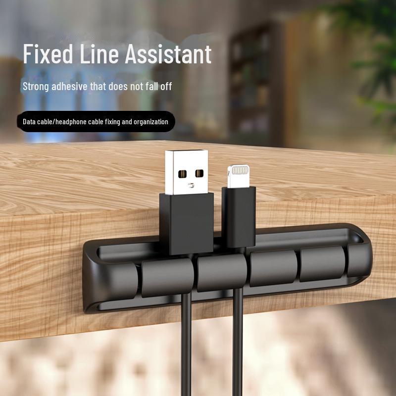 Self-Adhesive Silicone Cable Organizer & Holder