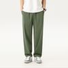 MINISO Men's Ice Silk Straight-Leg Cropped Casual Pants