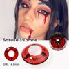 Crazy Lenses Magister Контактные линзы для Хэллоуина Красные контактные линзы для косплея Аксессуары для аниме Шаринган/Какаши Мангекё/Саске Гексаграмма
