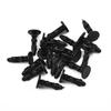50pcs 7mm Hole Car Rivets Clips For Toyota-Camry-Highlander-Carola Black Plastic Fasteners Retainers Auto Parts & Accessories