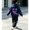 Kids Loungewear Set Boy and Girl Casual Pullover Hoodie & Elastic Waist Trousers for School & Play