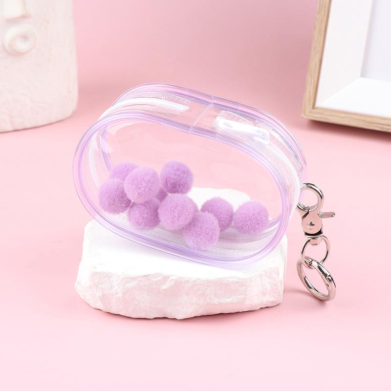 Органайзер для ювелирных изделий, прозрачная коробка для хранения, загадочная коробка, брелок для ключей, чехол для хранения, утолщенный кошелек, милая сумка для куклы, организация