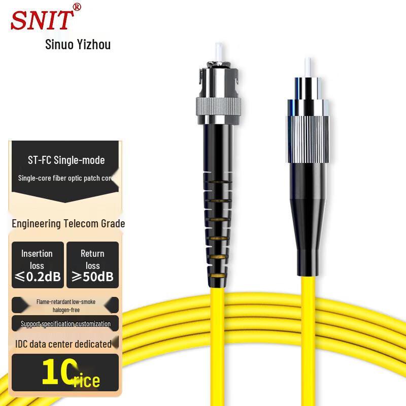 SNIT Telecom-Grade Fiber Optic Patch Cable