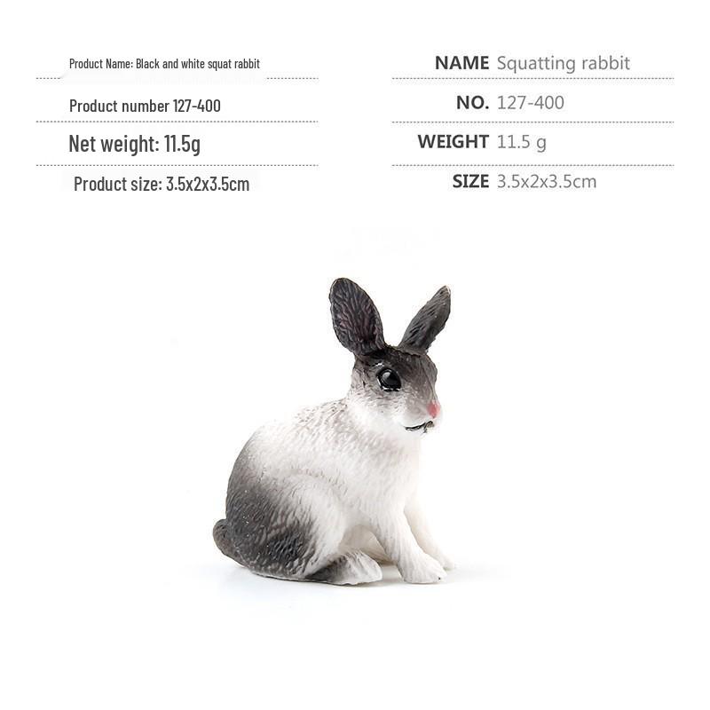 Набор миниатюрных моделей сельскохозяйственных животных для трансграничной торговли: Куры, Утки, Гуси, Коровы и другие