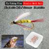 5/10Pieces/Box Trout Realistic Wet Fly Red Bait Artificial Swimbait Simulation Insect Bait Lures Hook