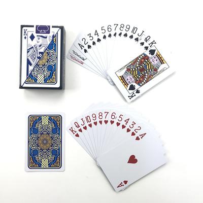 Игральные карты пластиковые баккара техасский холдем покер 58 мм(2,28 дюйма)*88 мм(3,46 дюйма) Настольная игра в покер из ПВХ, водонепроницаемая носимая карта