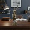 Resin Goddess of Justice Desk Ornaments Vintage Goddess of Wealth Statue  Office