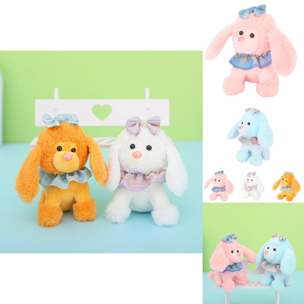 Adorable Plush Teddy Poodle Dog Keychain Charming Animal Bag Charm Keyring