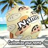 Custom Name Personalized Crayon Shin Print Umbrella, Auto Open Close, 8‑Rib Sturdy Frame, Commute Camping Hiking Use, Birthday Gift