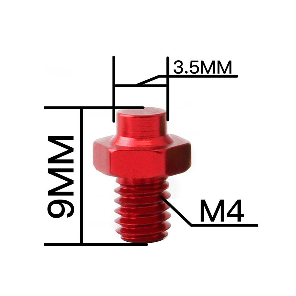 10pcs Bolt Bike Water Bottle Cage Screw Aluminum Bicycle Pedal Bolts Mountain Bike Screws Pedal Anti-Slip Screws
