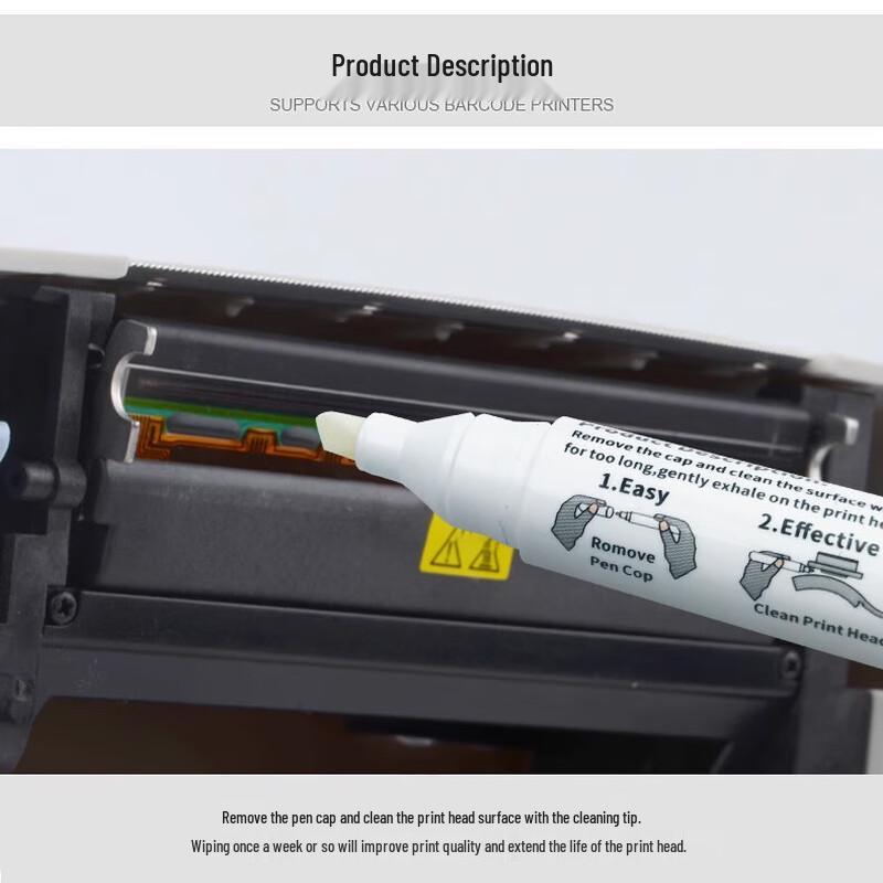 Barcode Printer Print Head Cleaning Pen CN plug (adapter included)