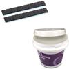 Set: Masses d'équilibrage 2 pièces 12x5g + Pâte de montage 3kg