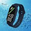 Fashion LED Sports Watch for Students Waterproof Multicolor Electronic Wristwatch with Soft Silicone Strap Stylish Gift for Men Women