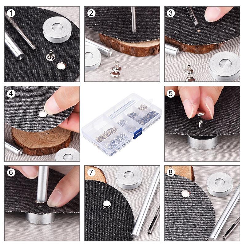 Инструмент для установки заклепок с круглой грибовидной головкой