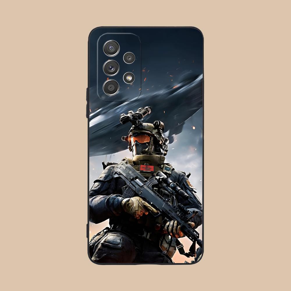 Игровой чехол Delta Force из матового ТПУ для мобильного телефона Samsung Galaxy M55 54 42 35 34 33 32 23 22 15 14 13 12 F55 5G Цветная крышка