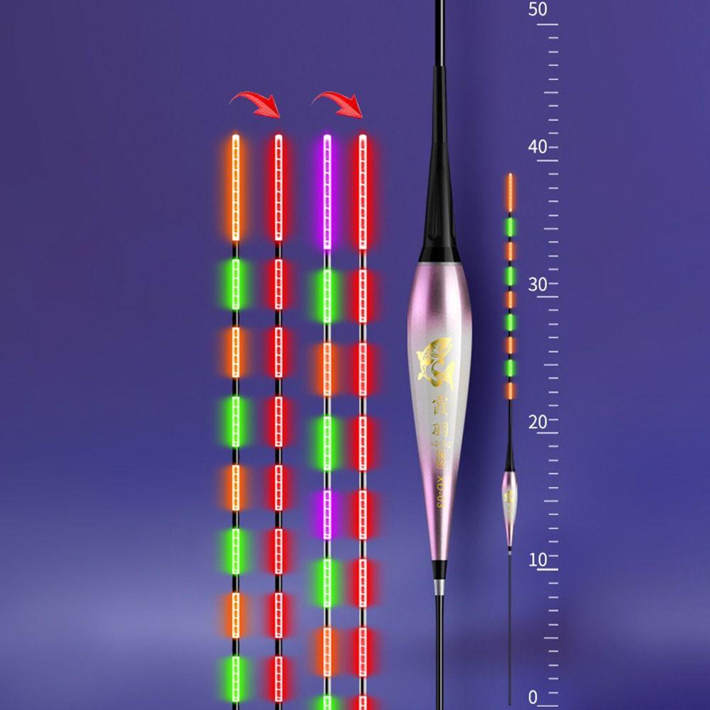 2 шт. Индикатор Электронный рыболовный поплавок Буй Поклевка Скальная рыбалка Поплавки Светящийся поплавок Длинный хвост