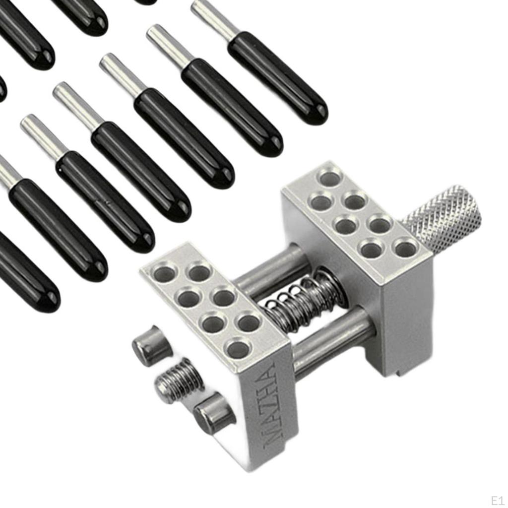 Мини-настольные тиски для ремонта часов, портативный небольшой настольный зажим для открывания корпусов из алюминиевого сплава