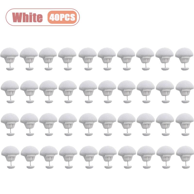 20-80PCS Reusable Mushroom Shape Clips Removable Easy Release Fastener for Blanket Sheet Curtain Socks Multipurpose Clamps