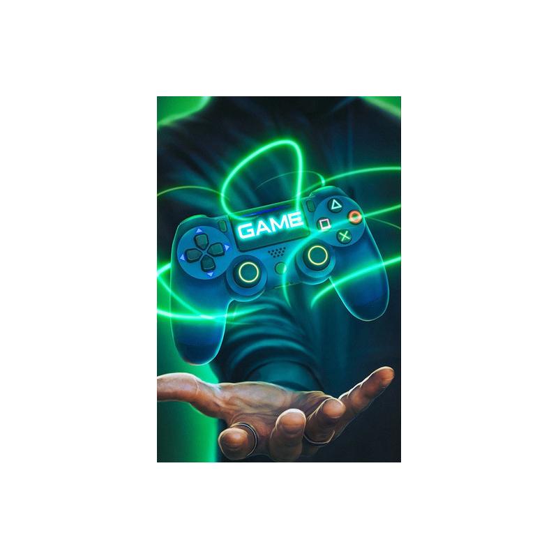 Крутая игровая ручка, холст, постеры и принты, современные настенные художественные картины для бара, игрового зала, украшение дома, подарки для мальчиков, Cuadros