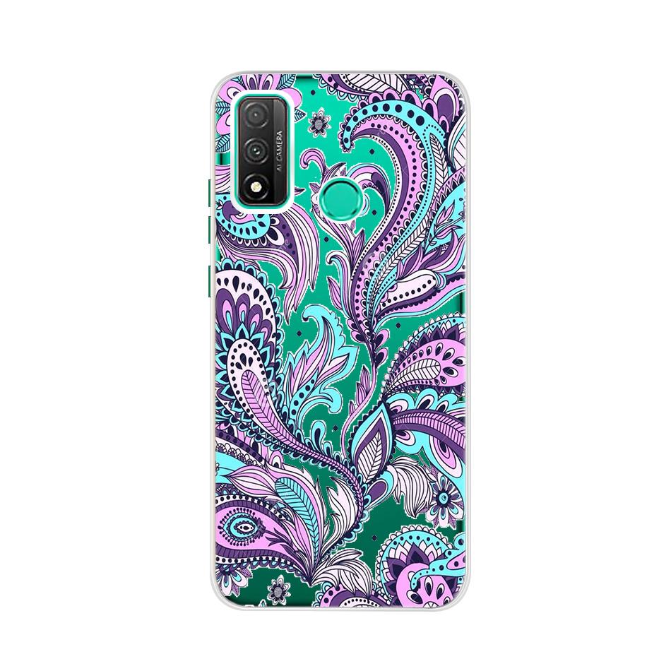 Phone Case For Huawei P smart 2020 Case TPU Silicon Soft Painted Coque Huawei Psmart 2020 POT-LX1A 6.21" Cover Bumper Cases capa