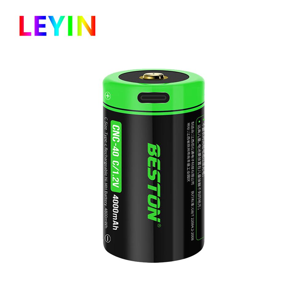1,2 В NI-MH аккумулятор для водонагревателя, фонарик, 4000 мАч, тип C, USB аккумуляторная батарея