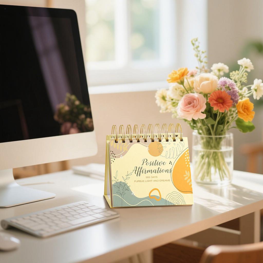 Курс «Смех и жизнь 365 дней», Настольные аксессуары и украшения, Для женщин и мужчин, Маленький настольный перекидной календарь