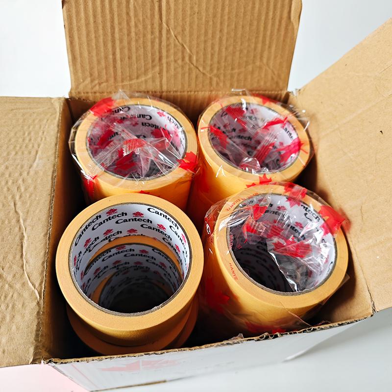 5cm wide*18m long Paint masking tape high temperature resistant automotive masking tape, high viscosity and no falling off