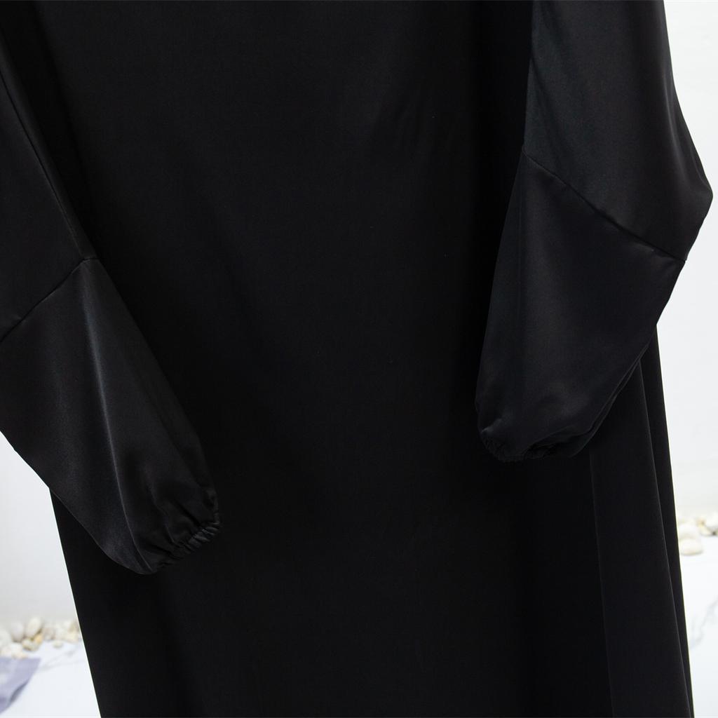 Женское традиционное арабское платье с рукавами «летучая мышь» Абая, мусульманское свободное платье макси длины, женское джилбабс