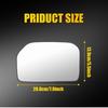 Front Driver Side Non-Heated Mirror Glass Clear For 2007-2014 Toyota FJ Cruiser
