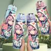 1PC Anime Girl Cat Ear Hoodie Print 750ml Color Plastic Sports Water Bottle Leakproof Flip Straw Lid Suitable for Sports Office Home Use