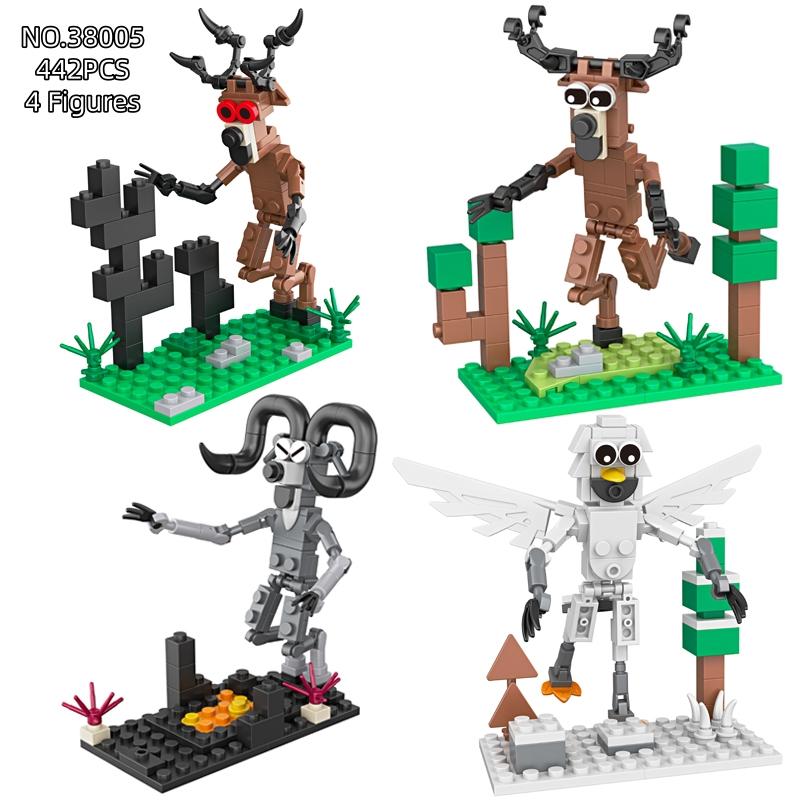 New 99 Night Horror Game Building Blocks in the Forest Monster Deer Bricks for Boys Toys Christmas Birthday Gifts