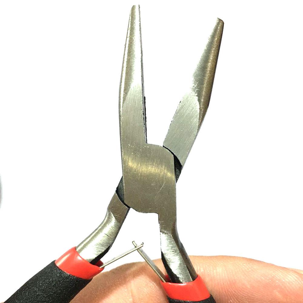 Stainless Steel Hair Pliers Tip Plier Diy Hair Extension Tools Flat Type Plier Clamp For Hair Extensions