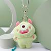 Cute Cartoon One-Eyed Monster Plush Keychain and Backpack Decoration