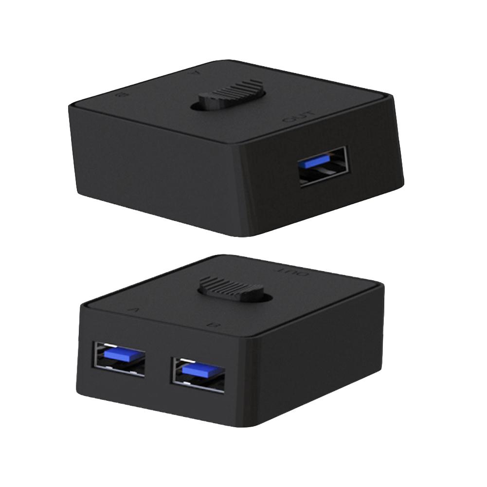USB-переключатель 5 Гбит/с KVM USB-хаб 2 в 1 Выход USB 3.0 Переключатель Селектор USB 3.0 Двусторонний общий доступ для принтера, клавиатуры, мыши
