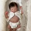 19 Inch Sleeping Reborn Baby Dolls Real Like Silicone Full Body Washable Simulation Doll Pascale Poseable Limbs Newborn Dolls for Kids Christmas Gifts