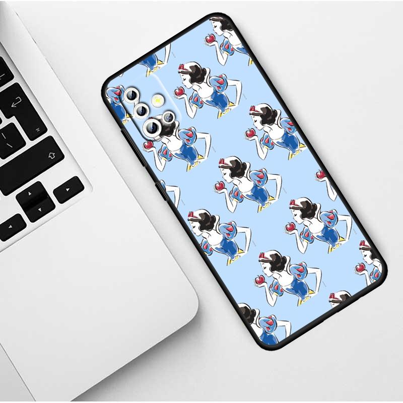 Мультфильм принцесса для Samsung Galaxy A73 A54 A52S A72 A71 A52 A51 A22 A32 A21S 4G 5G силиконовый мягкий черный чехол для телефона