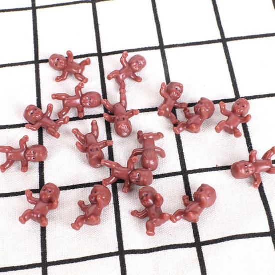 30 шт. Мини-фигурки для младенцев, многоразовые детские украшения, несъедобные украшения для торта