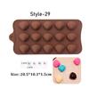 Jelly Pudding Fruit Gummy Candy Silicone Molds Animal Chocolate Cake Baking Tool Mold Ice Resin Mould 3D DIY