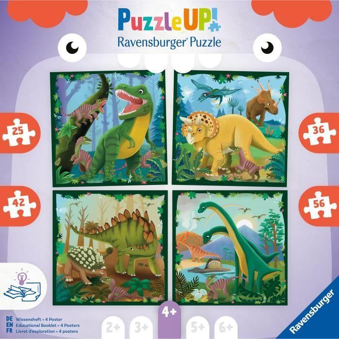 Puzzle Enfant, Puzzle UP!, Les dinosaures, dès 4 ans, 12004003, Ravensburger